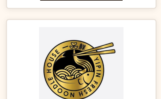 Yipin Fresh Noodle House 一品鮮
